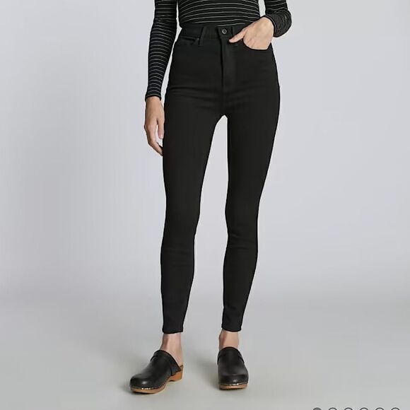 Slim Fit Black Pants  - Picture 1 of 5